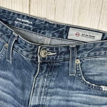 AG Adriano Goldschmied 'Isabelle' High Rise Straight Crop Jeans- Size 26R