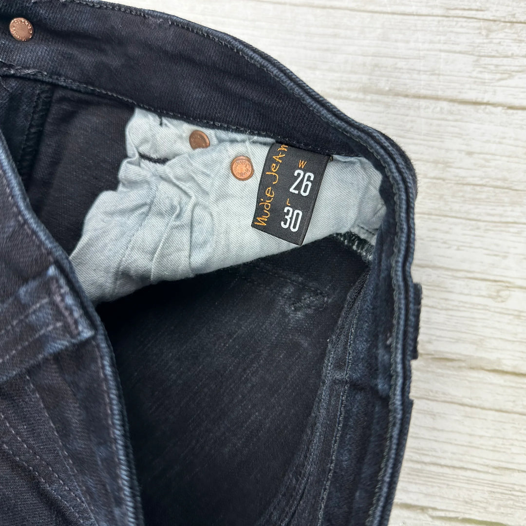 Nudie 'Skinny Sam' Black Black Denim Jeans- Size 26/30