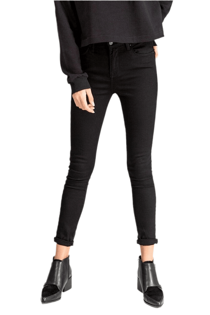 LTB Ladies Black 'Tanya X 'Mid Rise Skinny Jeans -Size 28