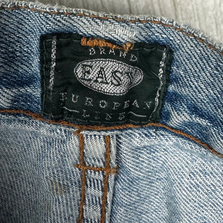 Easy 'Leo' Vintage 90's Straight Button Fly Jeans- Size 30