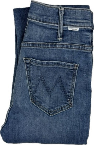 Mother 'The Hustler Ankle Fray' Boot Crop Jeans - Size 24