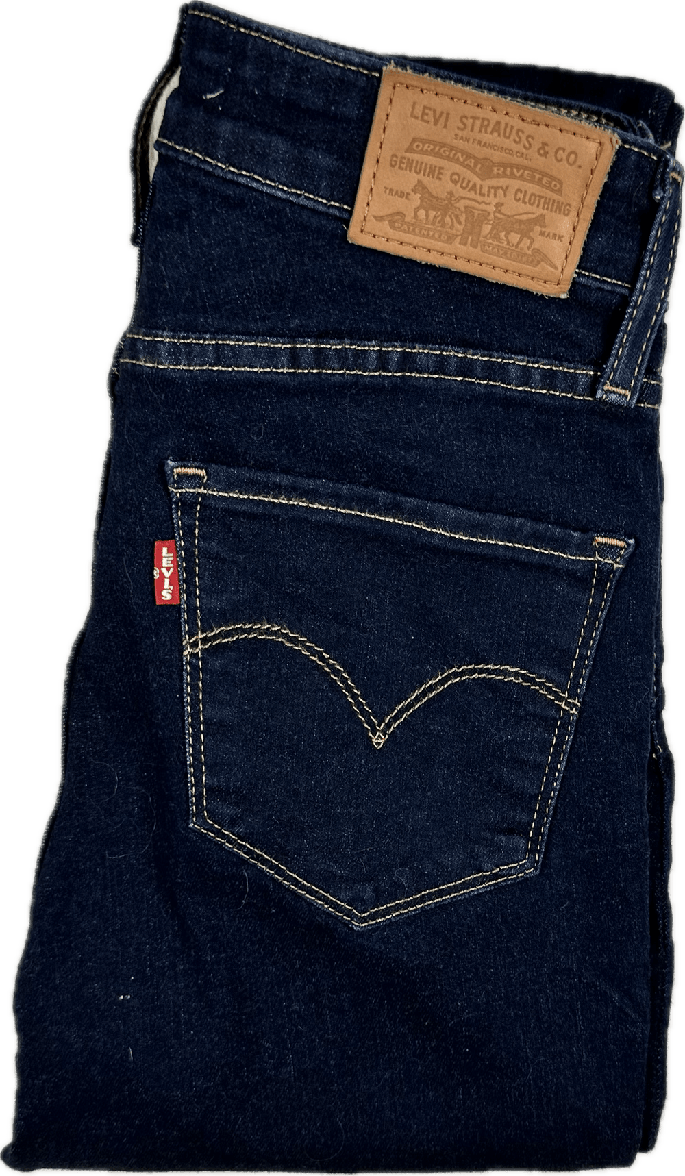 Levis 721 Ladies 'High Rise Skinny' Jeans - Size 25 - Jean Pool