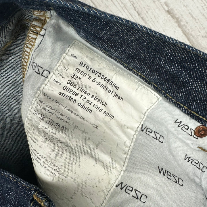 WEZC Superlative Conspiracy Mens Slim Fit Jeans- Size 32