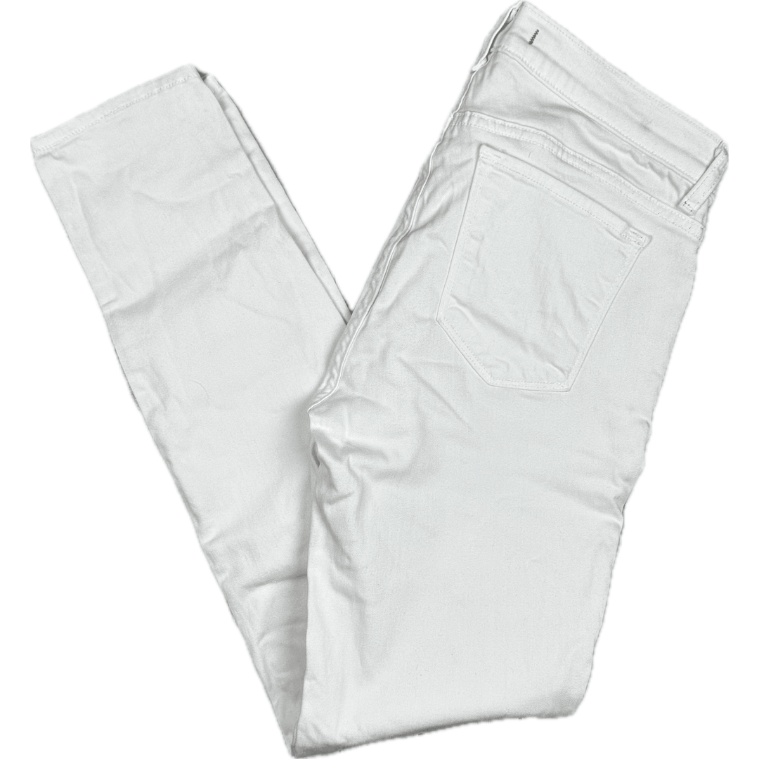 J Brand 'Zoey' Stretch White Zip Jeans- Size 29 - Jean Pool