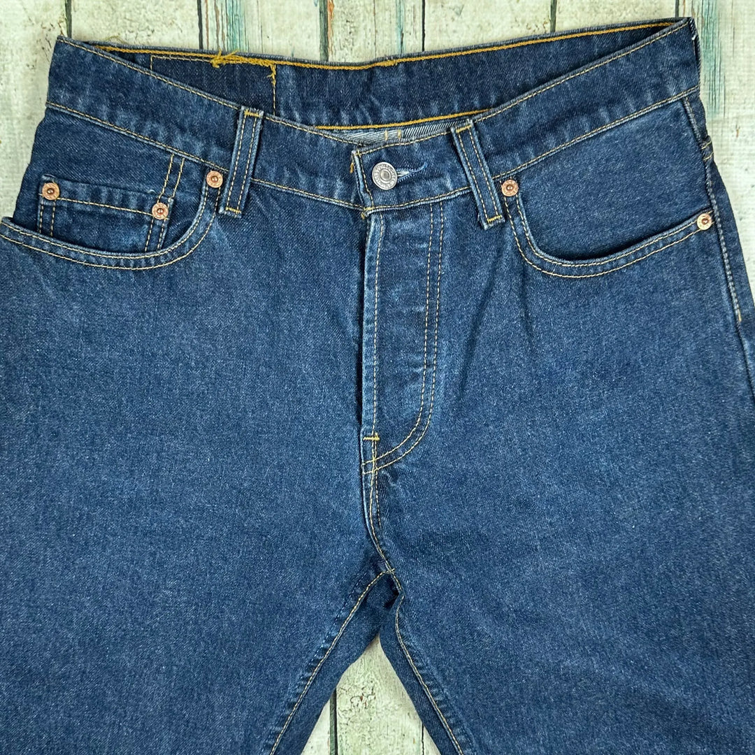 Levis 552 Australian Made Vintage 90's Denim Boot Flare Jeans - Size 11 - Jean Pool