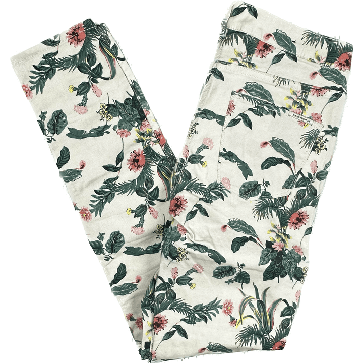 Maison Scotch 'Botanic' Printed Jeans - Size 29/32 - Jean Pool