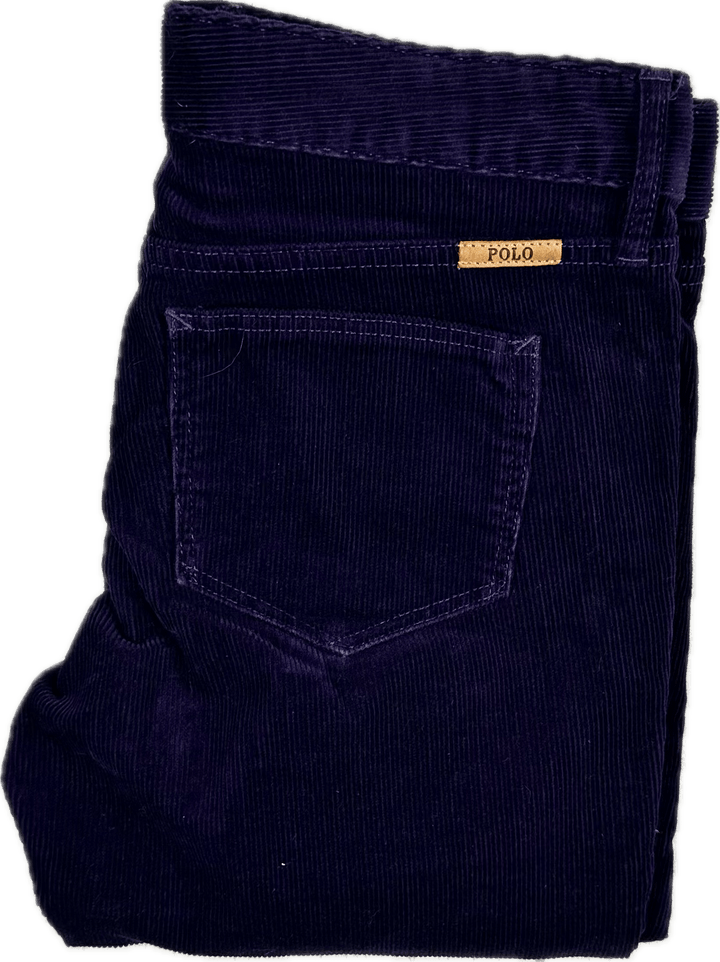 Polo by Ralph Lauren Royal Purple Cord Jeans - Size 8