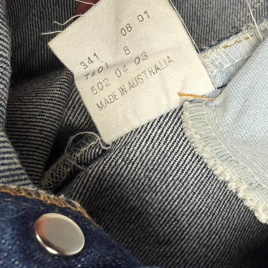 Levis Vintage Aussie Made 502 Button Fly Mens Jeans - Size 33/32