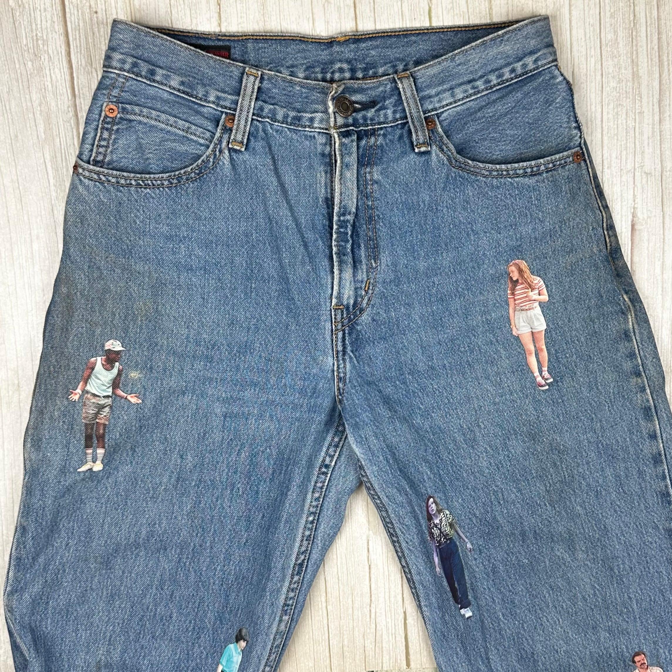 Levi’s x Stranger Things El jeans Levis x Stranger Things Netflix Ladies 'Dad Jeans' -Size 26 – Jean