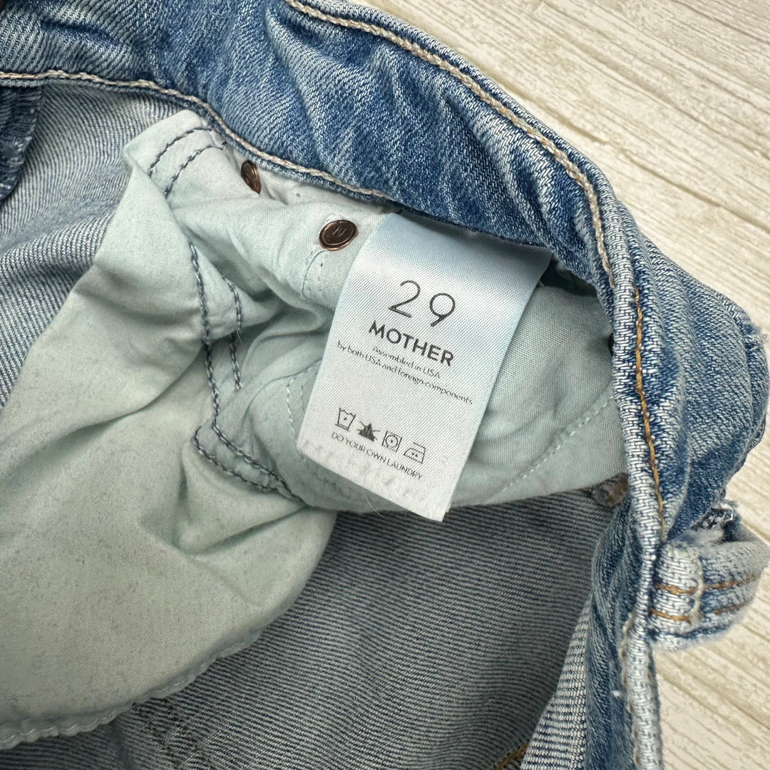 Mother 'The Tomcat' Distressed The Confession Wash Jeans - Size 29