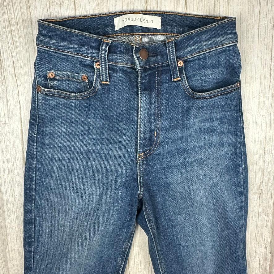 NOBODY Cult Skinny Split- Prime Wash Jeans- Size 25