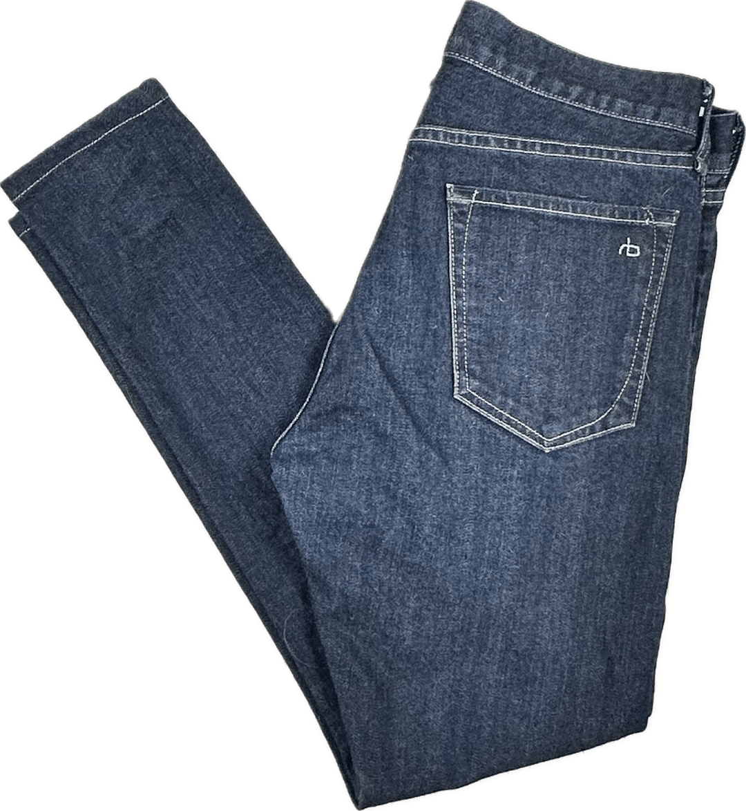 Rag & Bone Mens 'Fit 2' Indigo Rinse Jeans Made in USA - Size 30 - Jean Pool