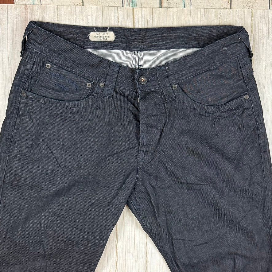 Pepe London Mens Regular Fit 'Cash' Black Jeans- Size 32R