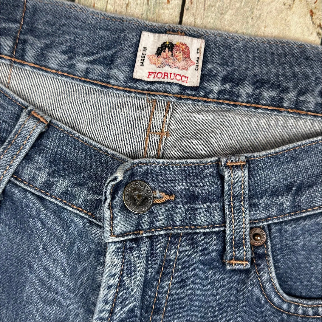 Fiorucci 90's Classic Fit Denim Crop Boot Jeans- Size 13S - Jean Pool