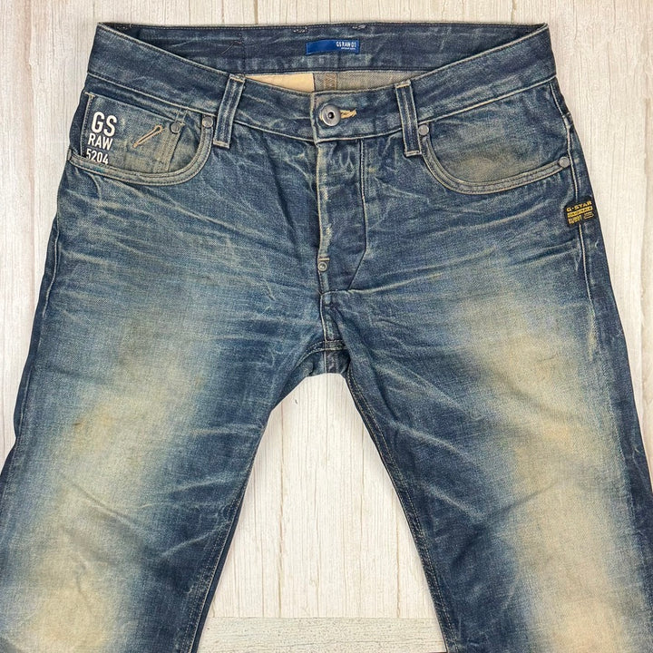 G Star RAW 3301 'Attacc Low Straight' Jeans -Size 30/30