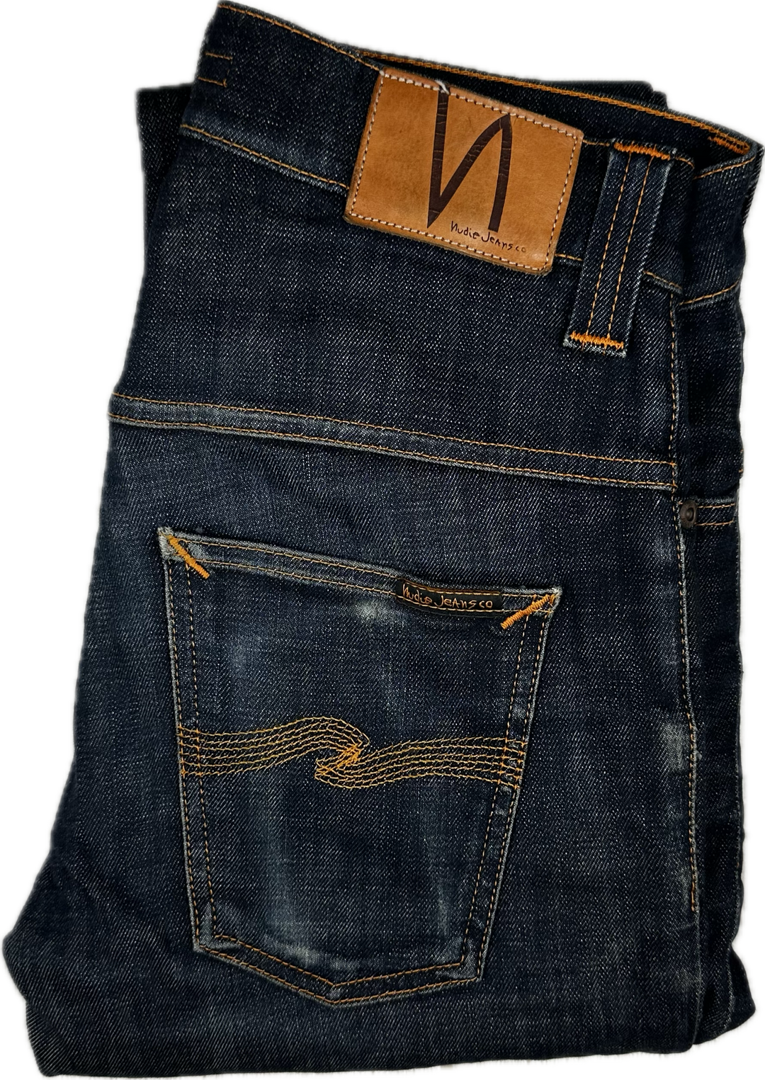 Nudie Jeans Co. 'Thin Finn' Organic Dry Twill Wash Jeans - Size 30/32