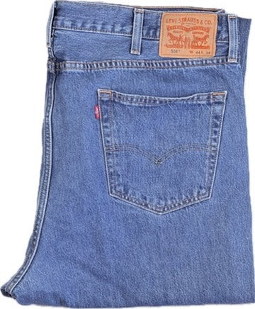 Levis 516 Straight Leg Denim Jeans Big & Tall - Size 44/34
