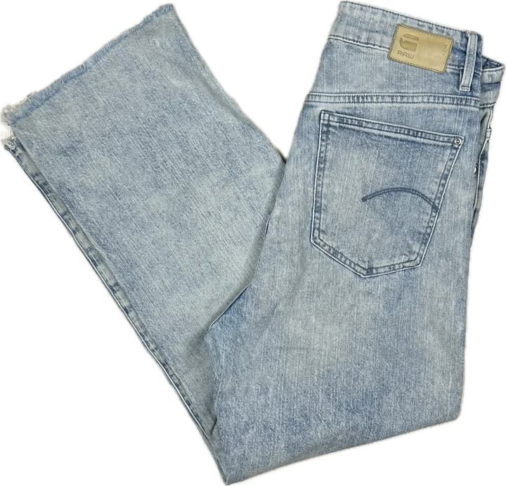 G Star RAW Womens 'Tedie' Ultra High Straight Ankle Jeans -Size 28