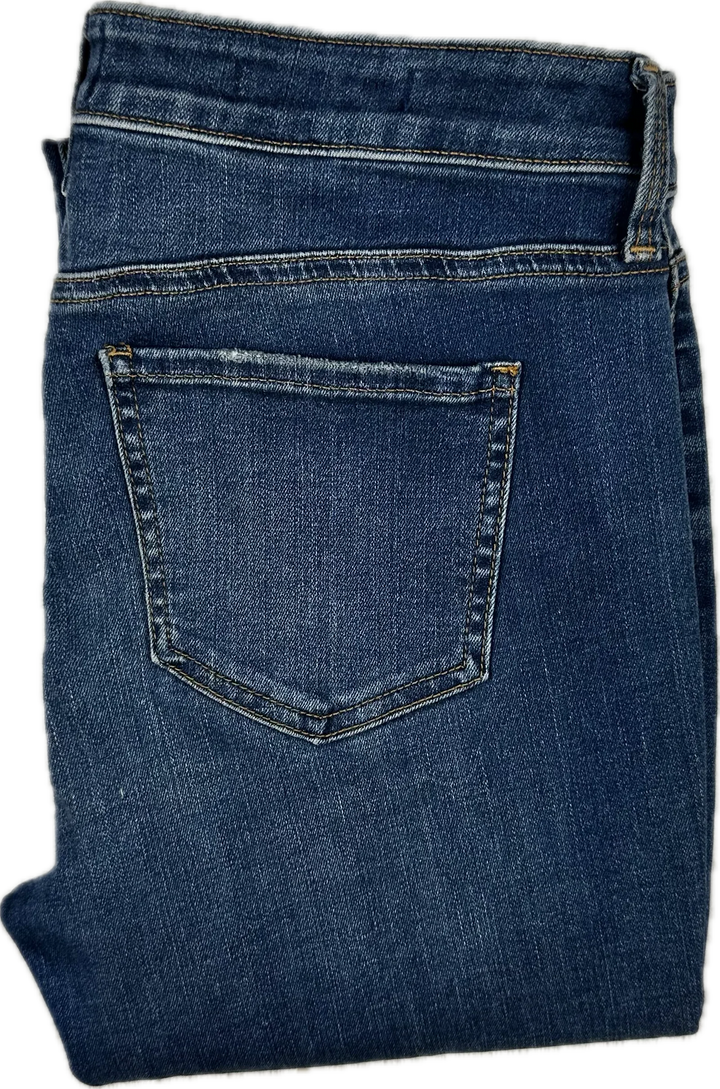 NYDJ 'Sheri Slim ' Raw Hem Jeans-Size  4 US or 8 AU