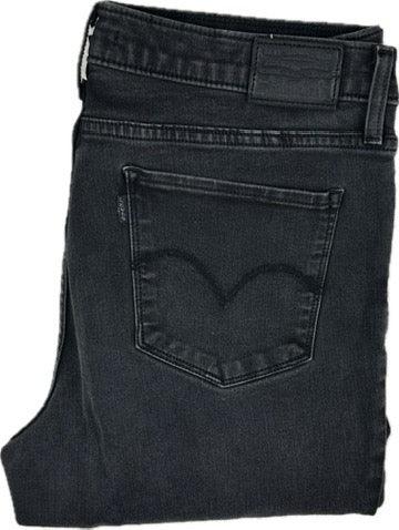 Levis 312 Shaping Slim Mid Rise Aged Black Jeans - Size 32" or 14AU