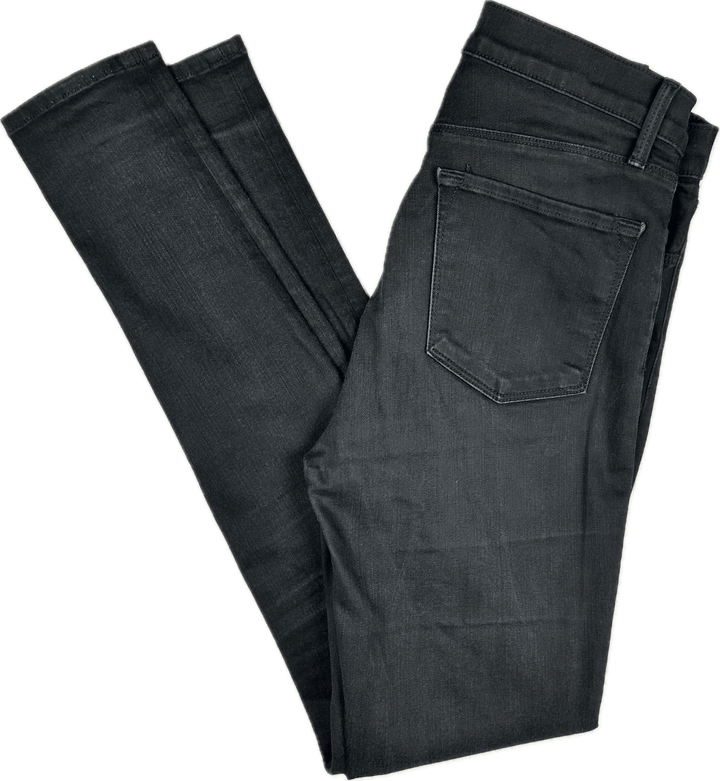 J Brand Vanity Wash 'Maria' High Rise Skinny Black Jeans- Size 28 - Jean Pool