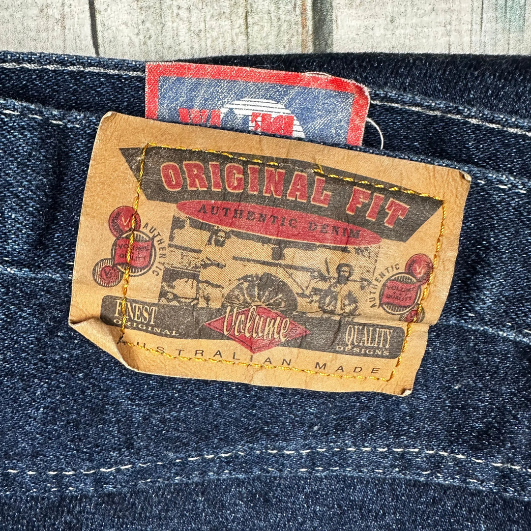 Authentic Jeans Mens Stretchies 1980's Aussie Made Jeans -Size 38 - Jean Pool