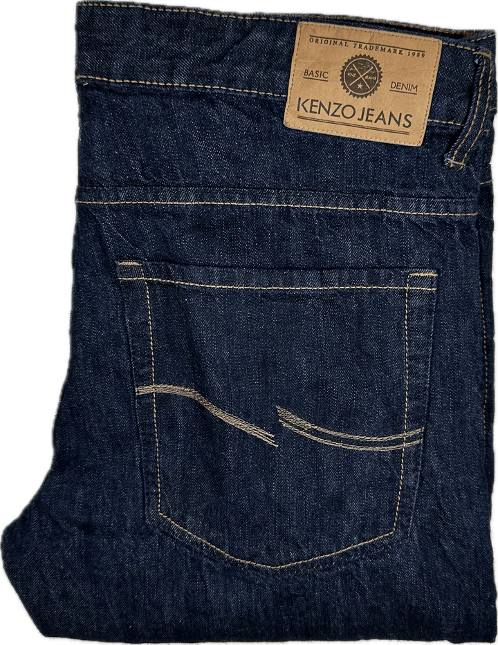 Kenzo Mens Slim Straight 'Sander' Jeans -Size 34