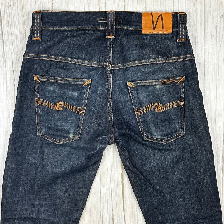 Nudie Jeans Co. 'Thin Finn' Organic Dry Twill Wash Jeans - Size 30/32