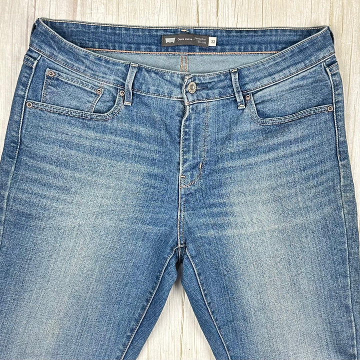 Levis Demi Curve Ladies Classic Rise Slim Leg Jeans - Size 32 - Jean Pool