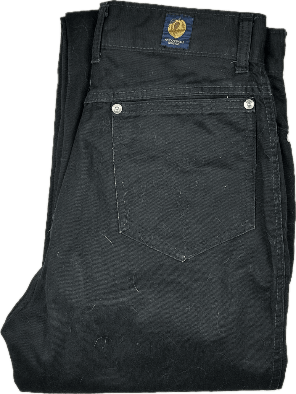 1970's AMCO Peaches Vintage Rare Australian Made Black Jeans - Jean Pool