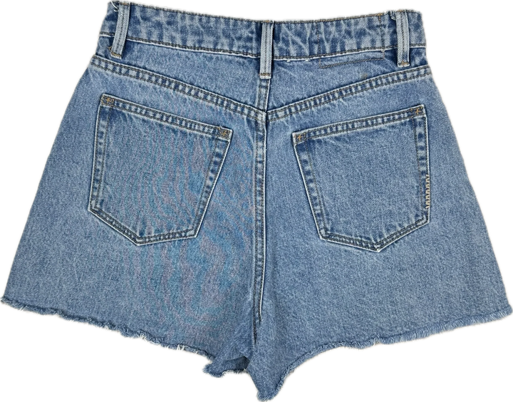 NEUW Ladies High Rise Denim Shorts  - Size 25" or 7AU