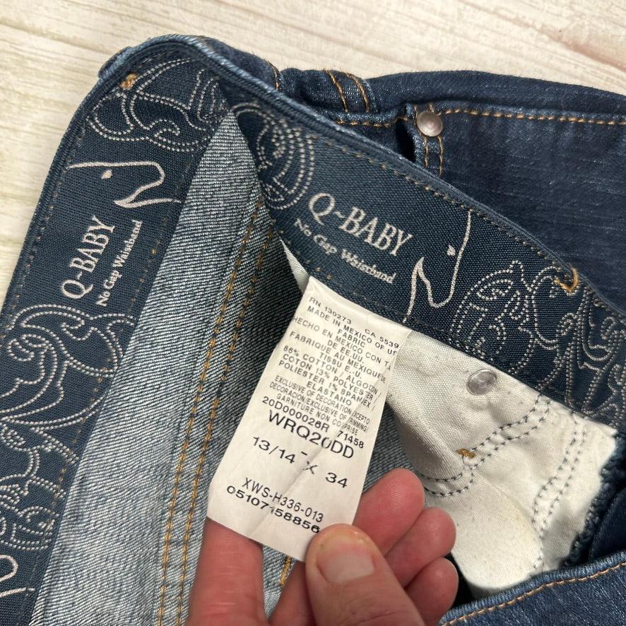 Wrangler Ladies Straight Leg No Gap Waistband Jeans - Size 16