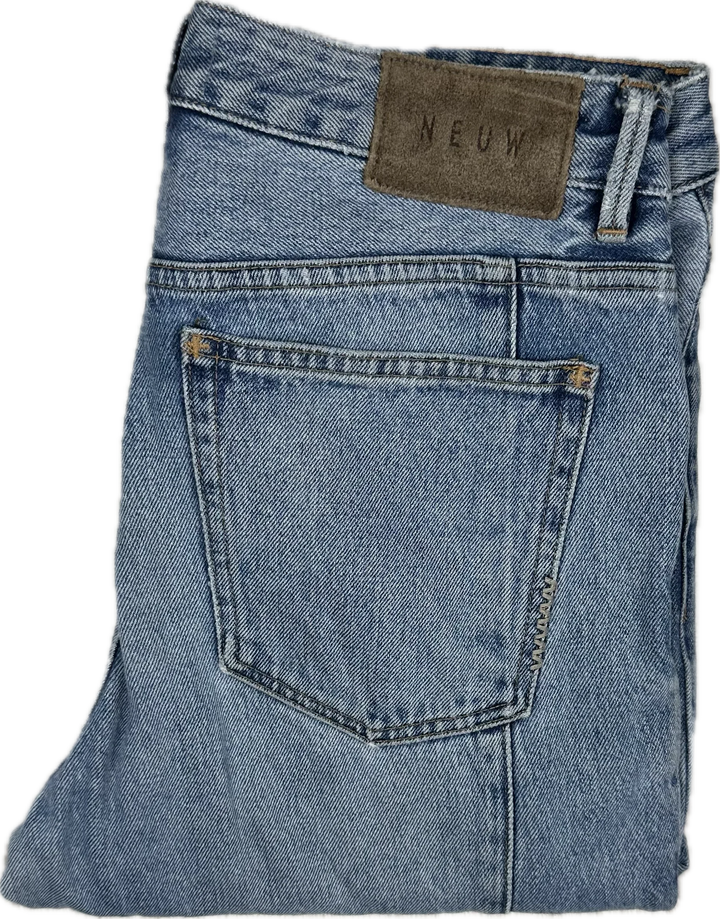 NEUW Ladies 'LEXI' Straight Blue Jeans - Size 28