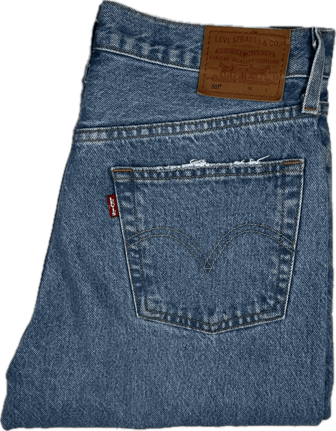 Levis Premium 501s Classic Ladies Jeans -Size 28/30