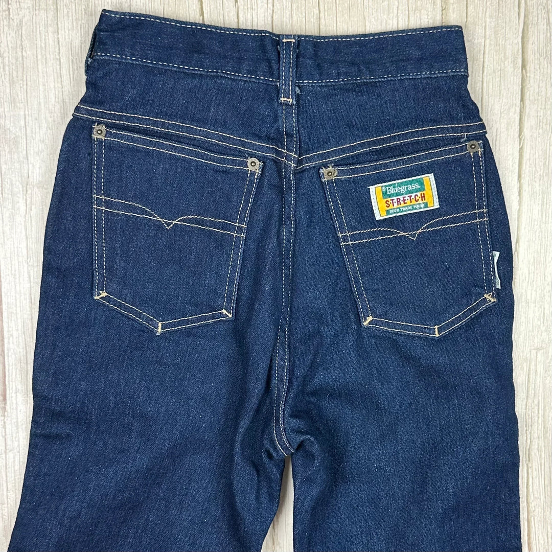Bluegrass 1980's High Waist Slim Australian Ladies Jeans - Suit Size 6