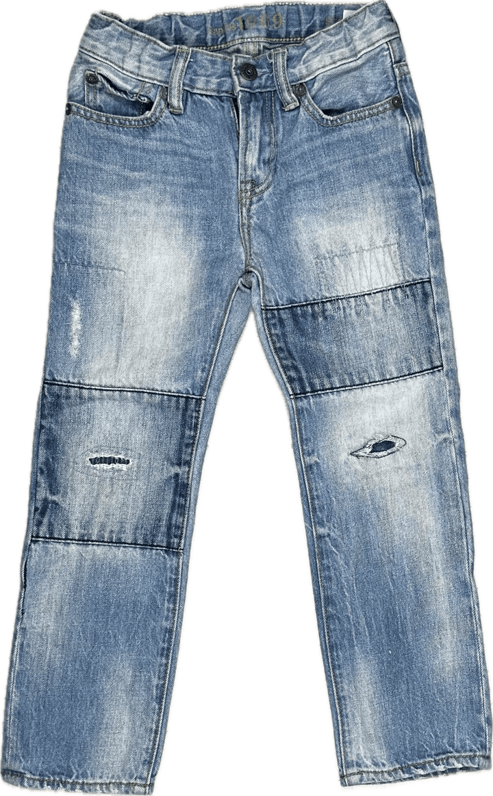 Gap straight leg Boys Distressed Jeans - Size 5Y