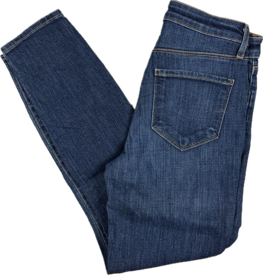 L'Agence  'Margot' High Rise Skinny Blue Ankle Jeans- Size 23