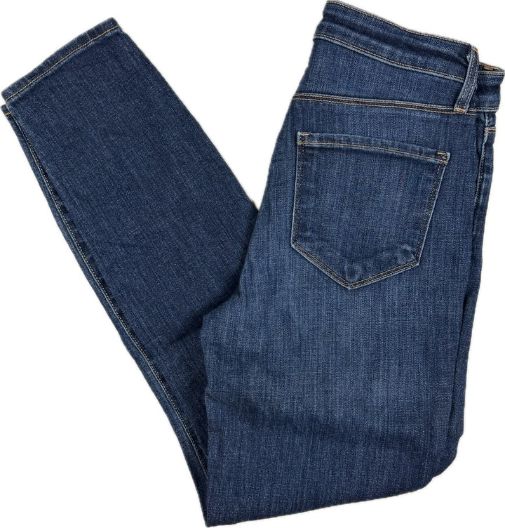 L'Agence  'Margot' High Rise Skinny Blue Ankle Jeans- Size 23