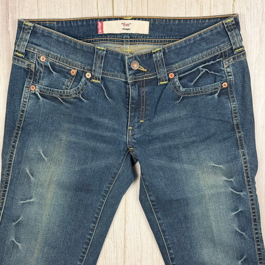 Levis Y2K 'Eve' Straight Red Tab Low Rise Jeans  -Suit Size 10/12