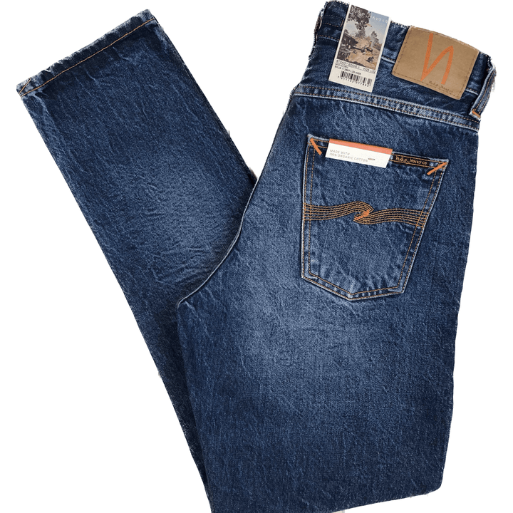 NWT - Nudie Jeans Co. 'Steady Eddie II' Mid Worn Wash Jeans - Size 28/32 - Jean Pool