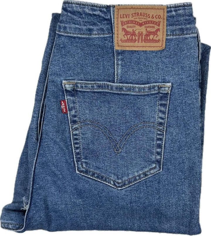 Levis Ladies ‘High Waisted Taper' Hollywood  Jeans- Size 30