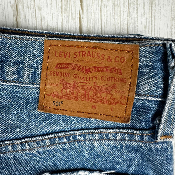 Levis Premium 501s Classic Ladies Jeans -Size 28/30