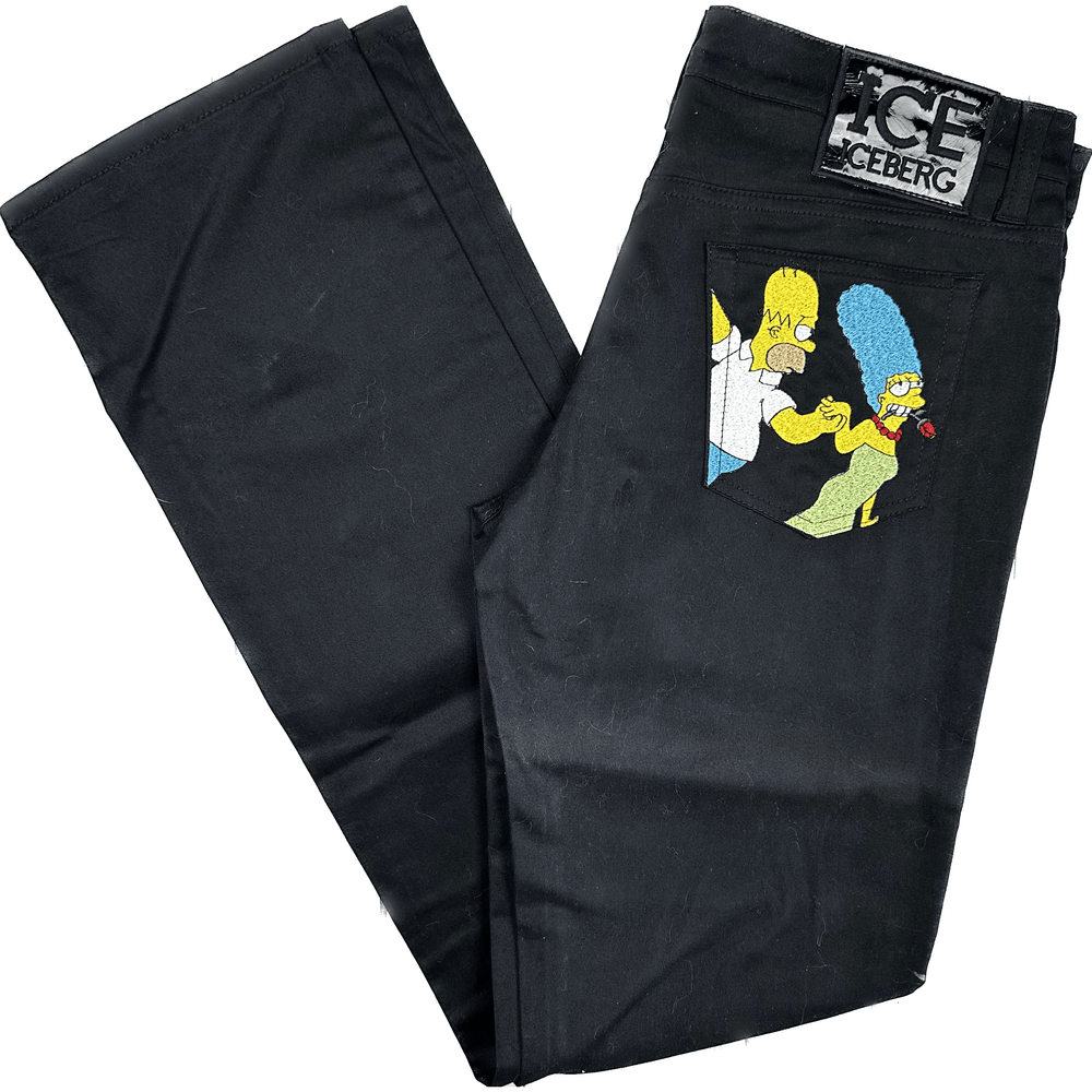 NWT - ICE by Iceberg x The Simpsons Italian Jeans - Size 33 - Jean Pool