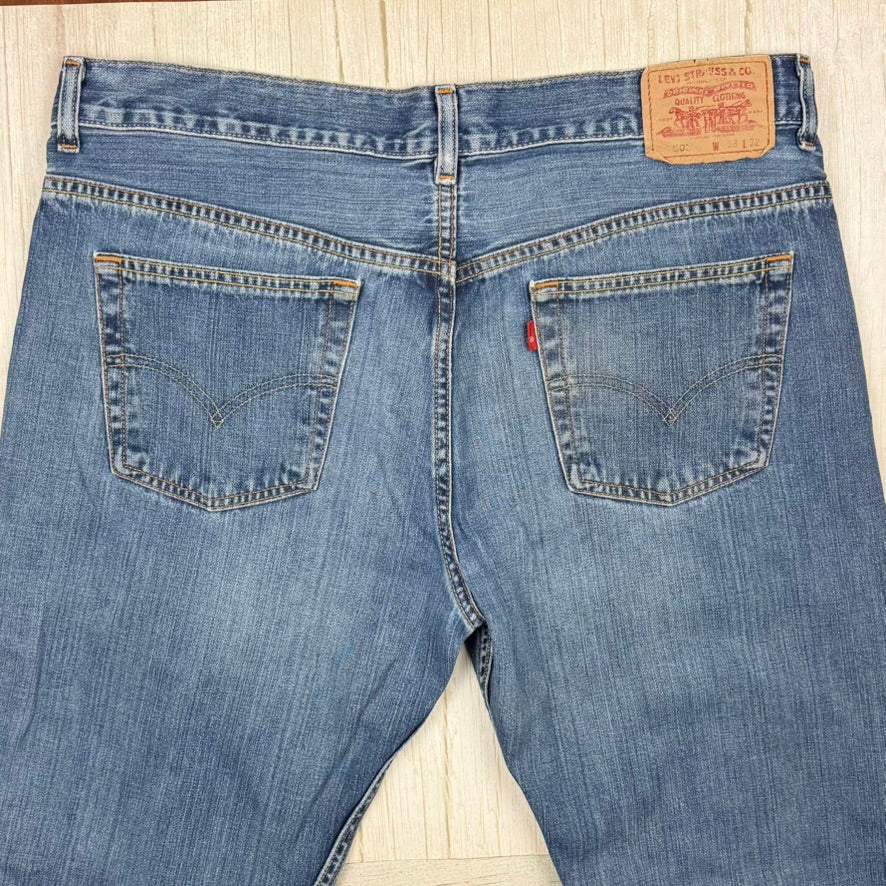 Mens Levis Bootcut 503 Denim Jeans - Size 38R