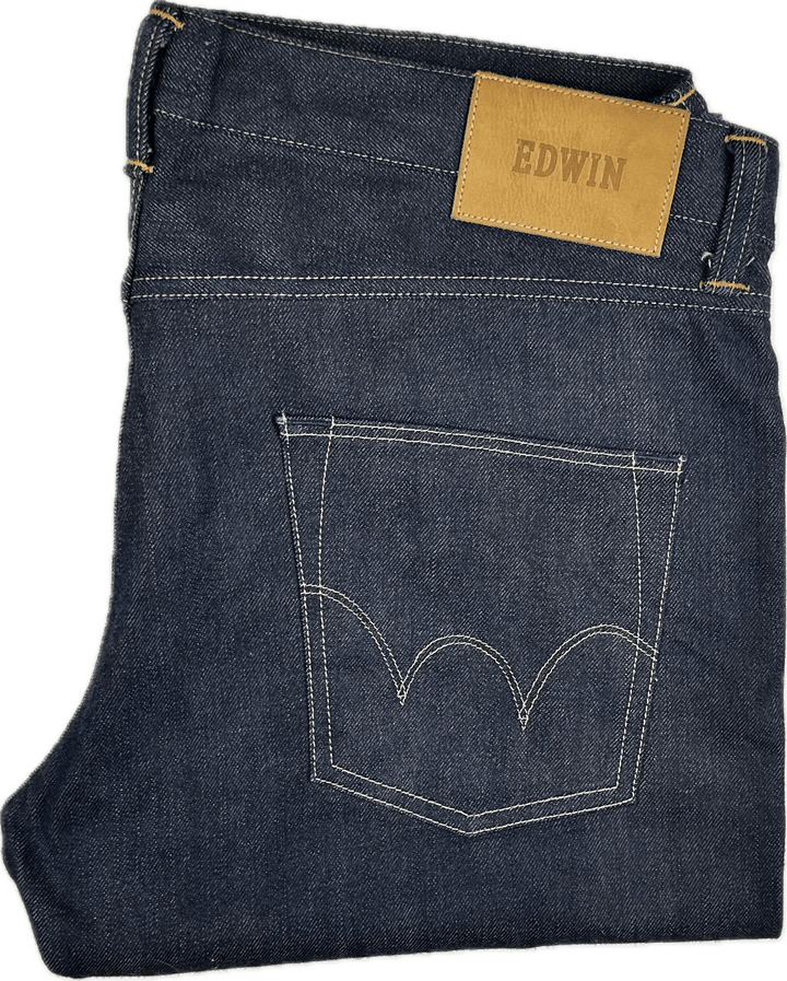 Edwin Japanese Denim- 'ED55' Rainbow Selvedge Mens Jeans -Size 36/32