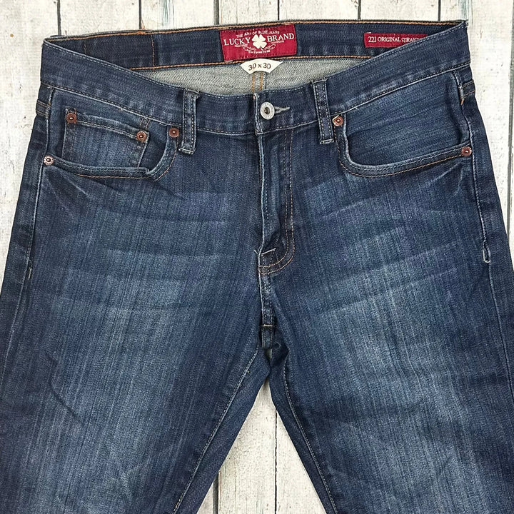 Lucky Brand ' 221 Original Straight' Mens Jeans - Size 30x30 - Jean Pool