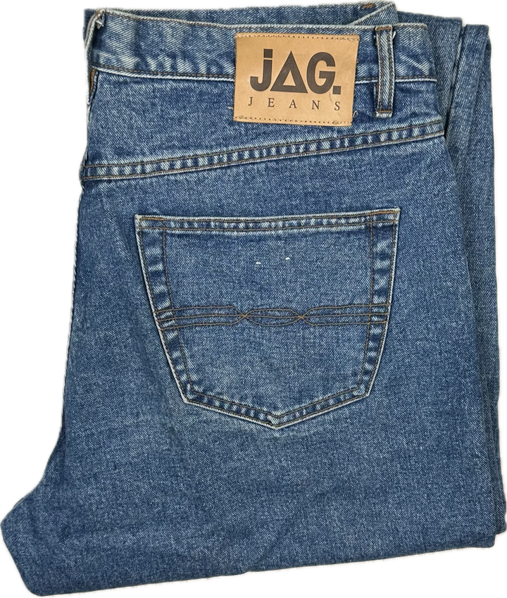 Jag Vintage 80's Australian Made Mens Classic Jeans - Size 38/36
