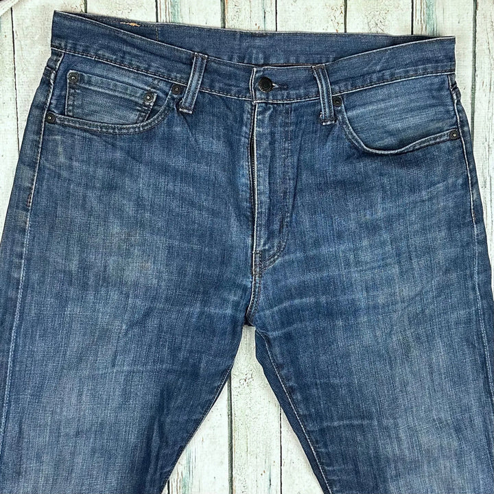 Levis Vintage Wash 513 Mens Stretch Jeans - Size 36/33 - Jean Pool