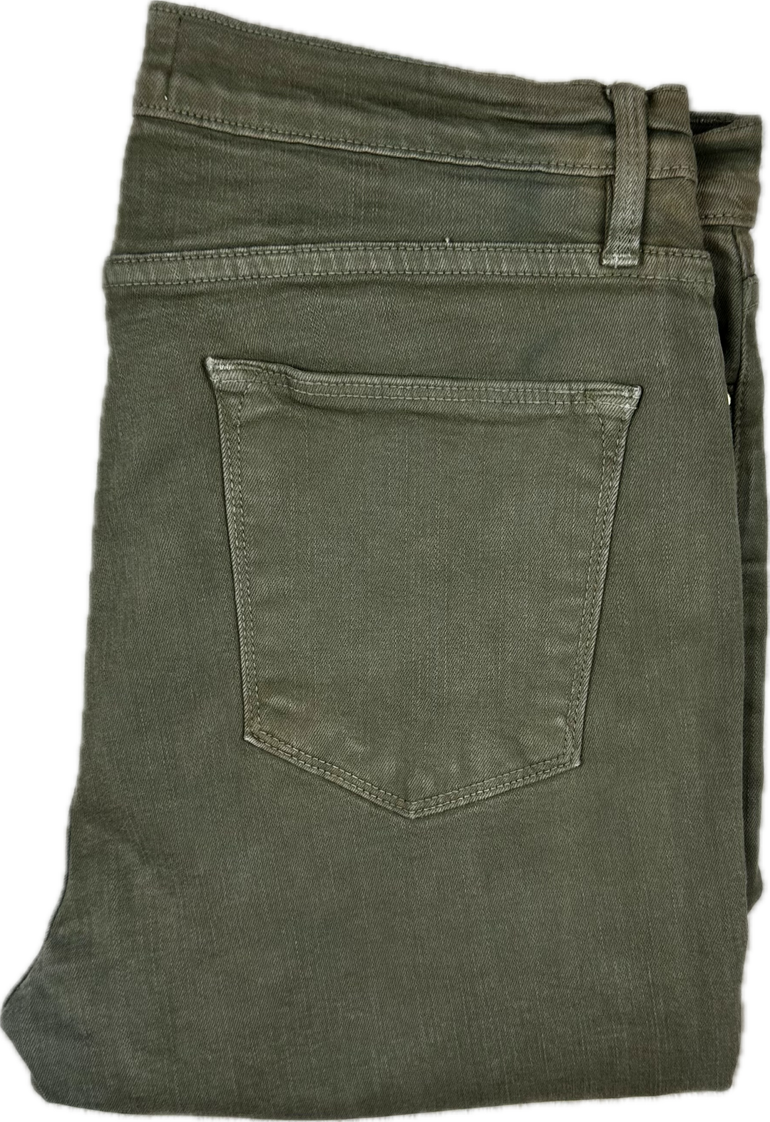 Frame Denim 'Le High Skinny' Army Green Jeans -Size 32