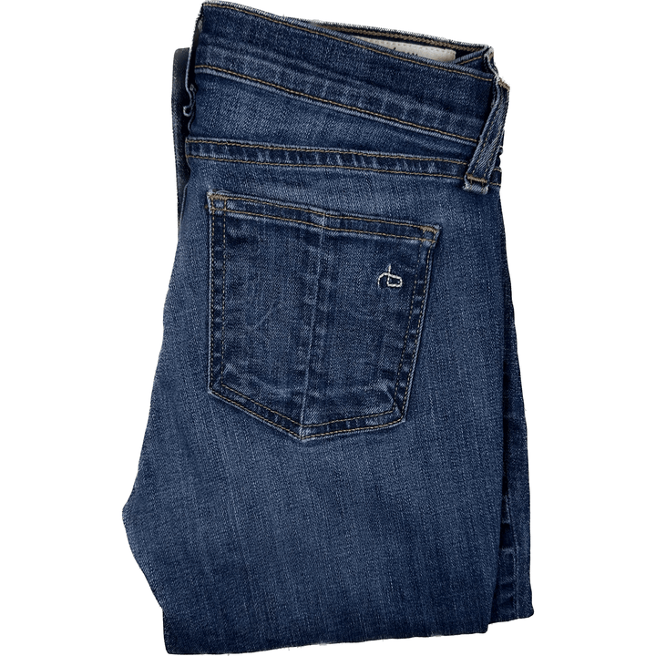 Rag & Bone 'Skinny' Low Rise Distressed Jeans- Size 25 - Jean Pool